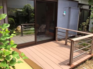 相模原市緑区M様邸【ウッドデッキ・窓カバー】工事